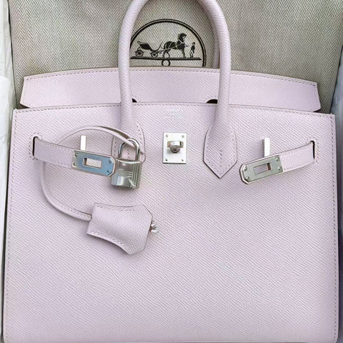 Birkin 25 Sellier Mauve Pale Epsom