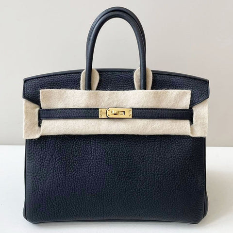 Birkin 25 Black Togo