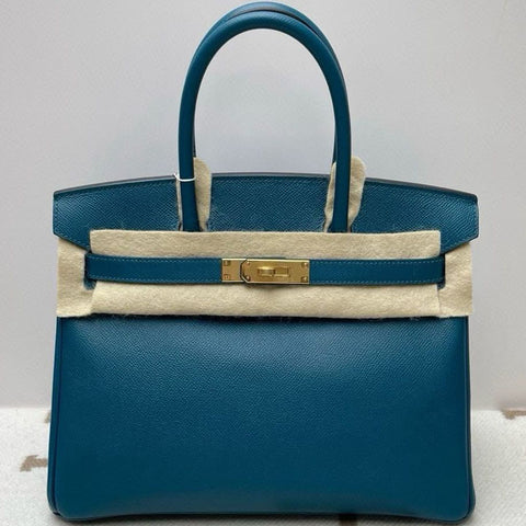 Birkin 30 Vert Bosphore Epsom
