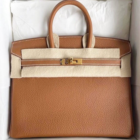 Birkin 25 Gold Togo