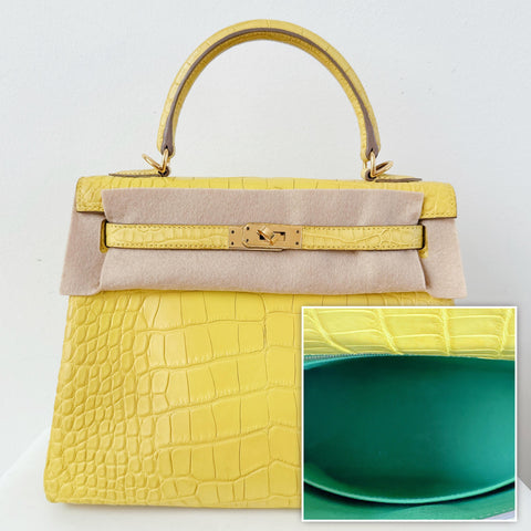 Kelly 25 Mimosa/Cactus Matte Alligator