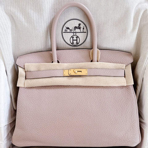 Birkin 30 Glycine Clemence