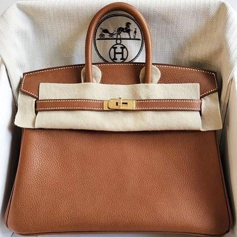 Birkin 25 Fauve Barenia Faubourg