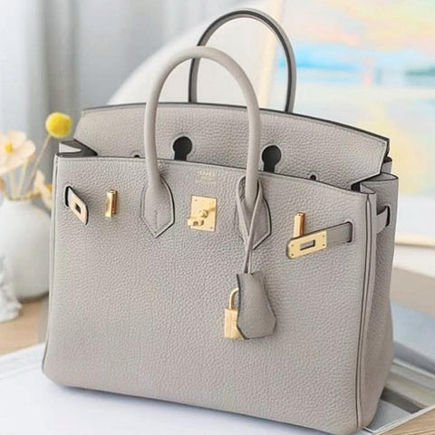 Birkin 25 Gris Tourterelle Togo