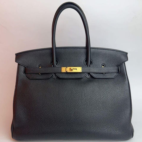Birkin 35 Black Togo