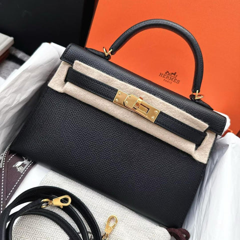 Kelly Mini Black Epsom