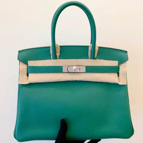 Birkin 30 Vert Vertigo Epsom