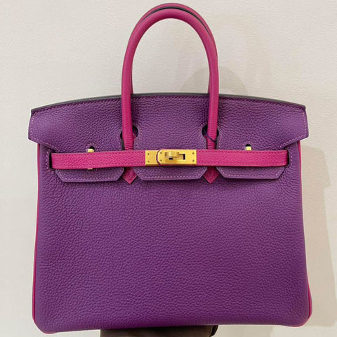Birkin 25 Anemone/Rose Pourpre Togo