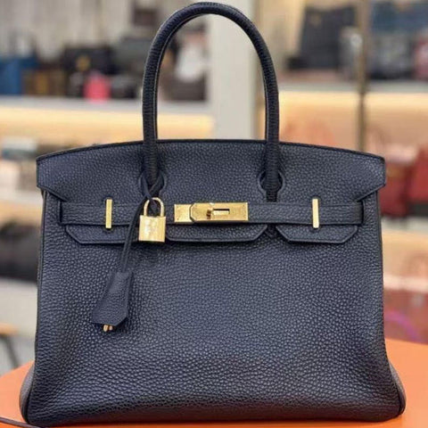 Birkin 30 Black Togo
