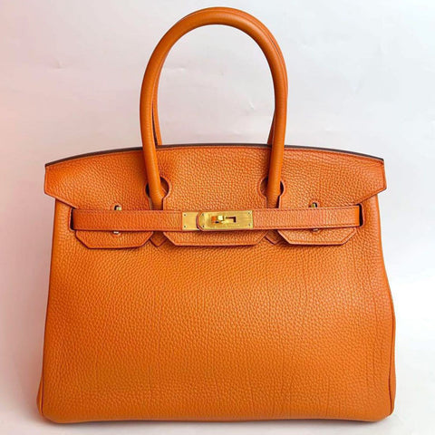 Birkin 30 Orange Togo
