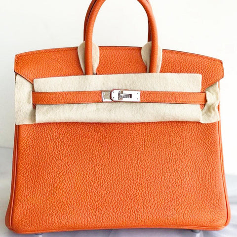 Birkin 25 Orange Togo