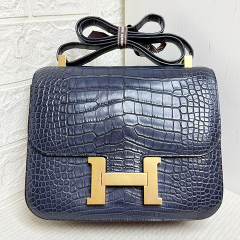 Constance 24 Blue Indigo Matte Alligator
