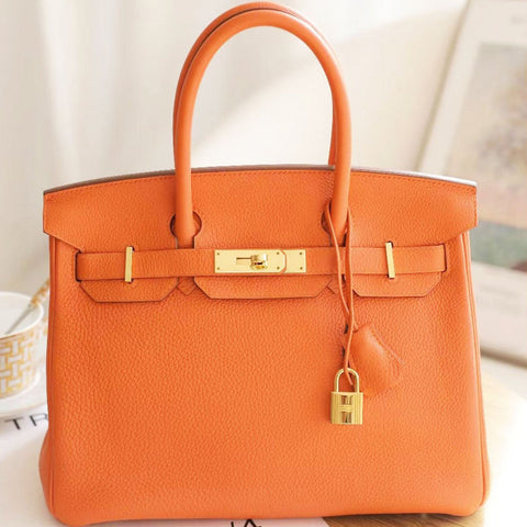 Birkin 30 Orange Togo