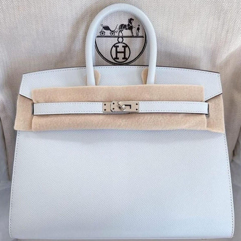 Birkin 25 Sellier Blue Brume Epsom