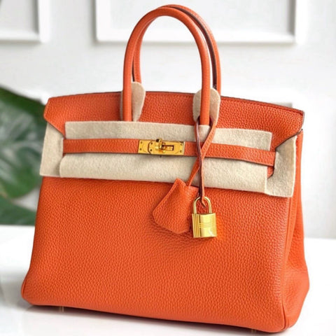 Birkin 25 Orange Togo