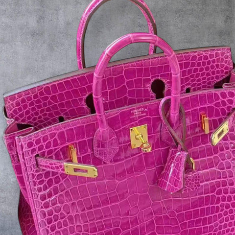 Birkin 25 Rose Scheherazade Shiny Niloticus