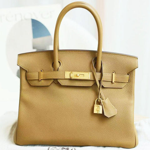 Birkin 30 Bronze Dore Togo