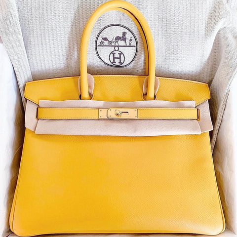 Birkin 30 Jaune Ambre Epsom