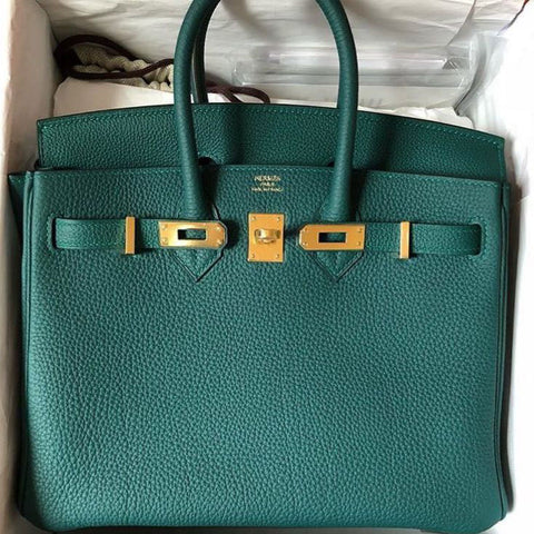 Birkin 25 Malachite Togo