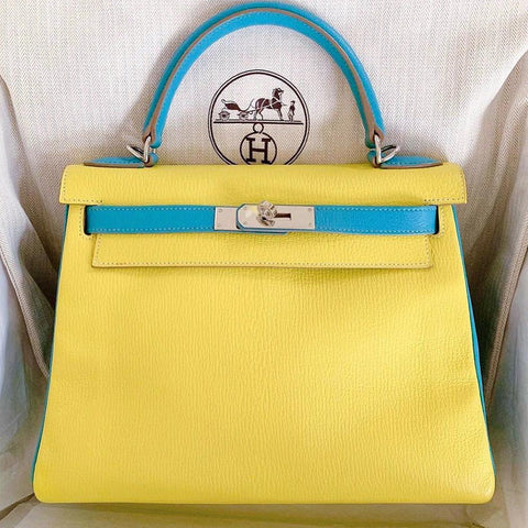 Kelly 28 Lime/Turquoise Chevre