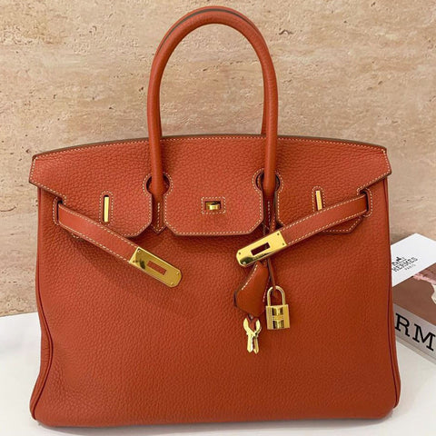 Birkin 35 Sanguine Clemence