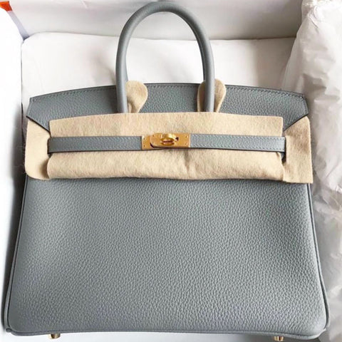 Birkin 25 Gris Mouette Togo