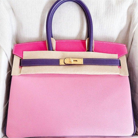 Birkin 30 Bubblegum/Rose Tyrien/Crocus