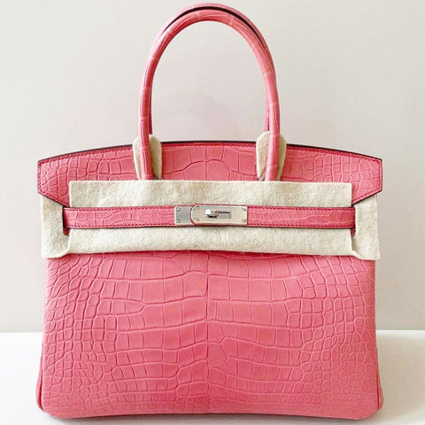 Birkin 30 Bougainvillea Matte Niloticus