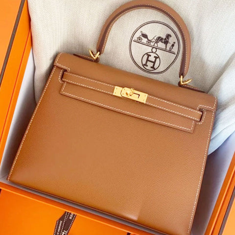 Kelly 25 Sellier Gold Epsom