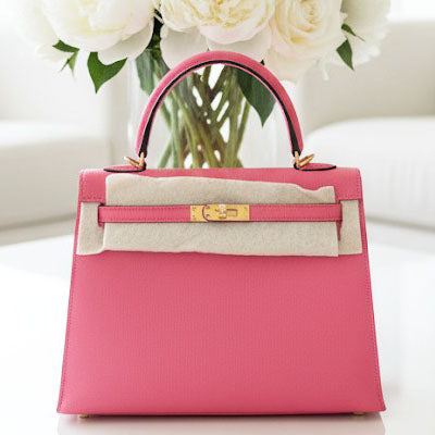 Kelly 25 Sellier Rose Lipstick Chevre
