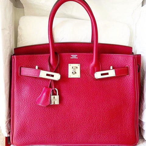 Birkin 30 Rouge Casaque Clemence
