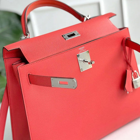 Kelly 28 Sellier Rose Texas Epsom