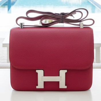 Constance 24 Rouge Grenat Epsom