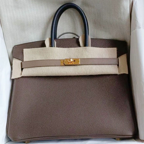Birkin 25 Ecorce/Etoupe/Black Epsom