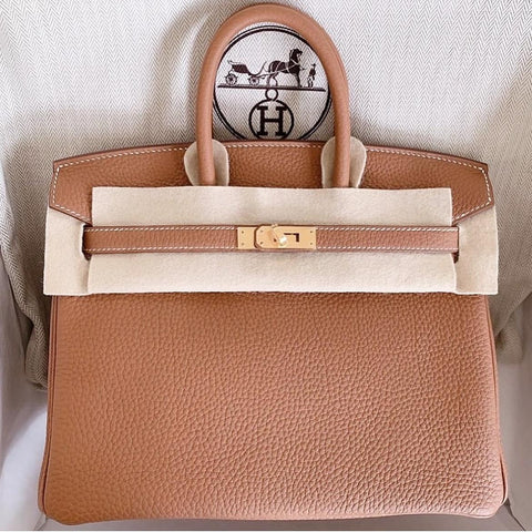 Birkin 25 Gold Togo