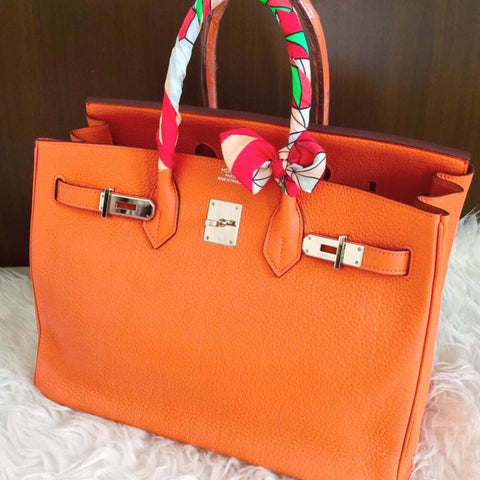 Birkin 35 Orange Togo