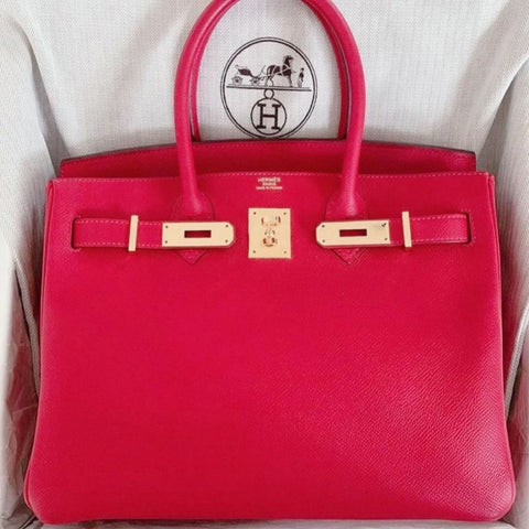 Birkin 30 Rouge Casaque Epsom