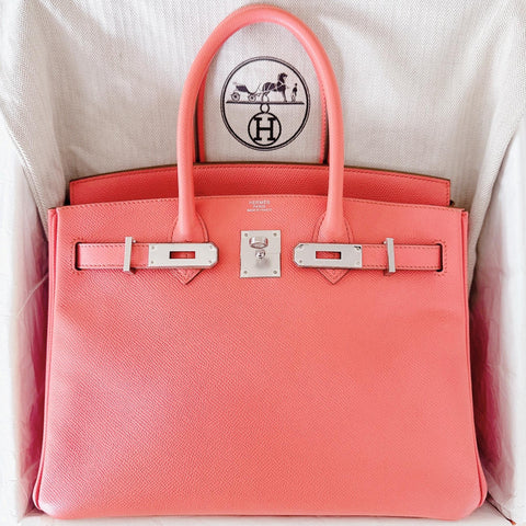 Birkin 30 Flamingo Epsom