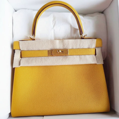 Kelly 28 Jaune Ambre Togo