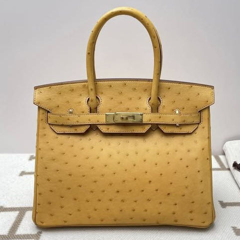 Birkin 30 Sable Ostrich