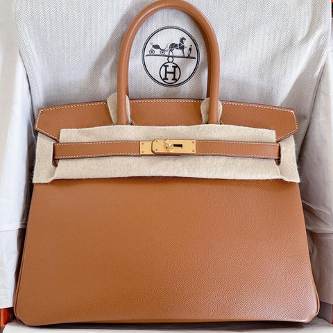 Birkin 30 Gold Epsom