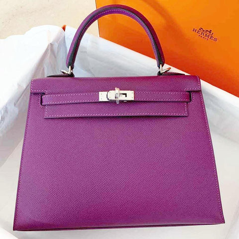 Kelly 25 Sellier Anemone Epsom