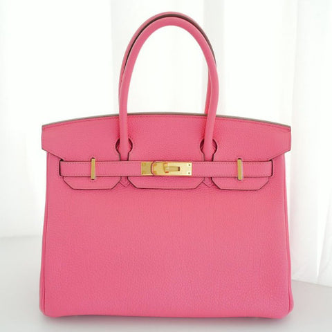Birkin 30 Rose Lipstick Togo