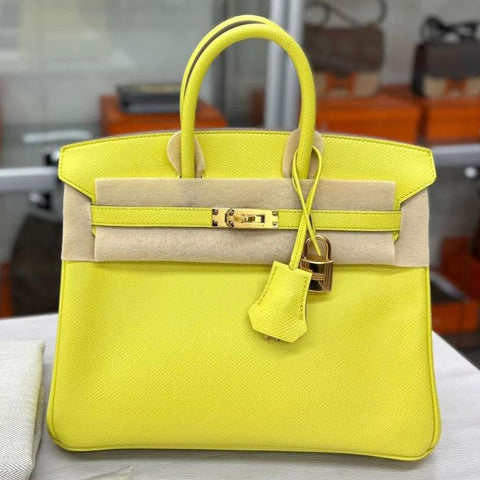 Birkin 25 Lime Epsom