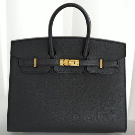 Birkin 25 Sellier Black Epsom