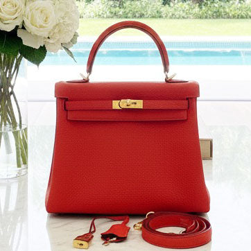 Kelly 25 Capucine Togo