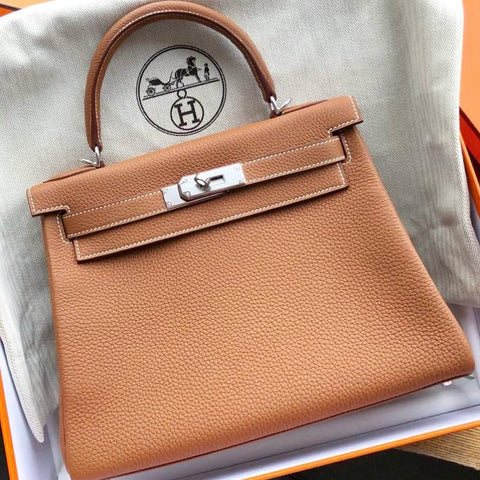 Kelly 28 Gold Togo