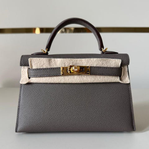 Kelly Mini Etain Epsom