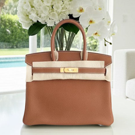 Birkin 30 Gold Clemence