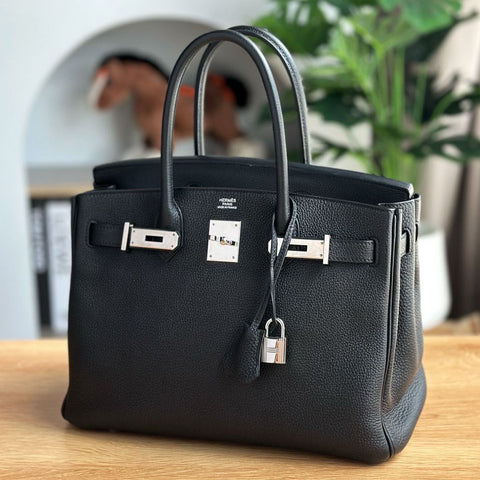 Birkin 30 Black Togo